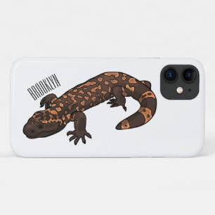 Gila monster cartoon illustratie Case-Mate iPhone case