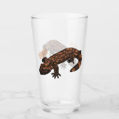 Gila monster cartoon illustratie glas (Voorkant)