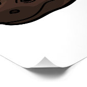 Gila monster cartoon illustratie perfect poster (Hoek)