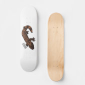 Gila monster cartoon illustratie persoonlijk skateboard (Voorkant)