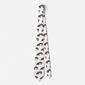 Gila monster cartoon illustratie stropdas (Voorkant)