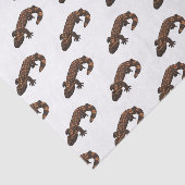 Gila monster cartoon illustratie tissuepapier (Detail)