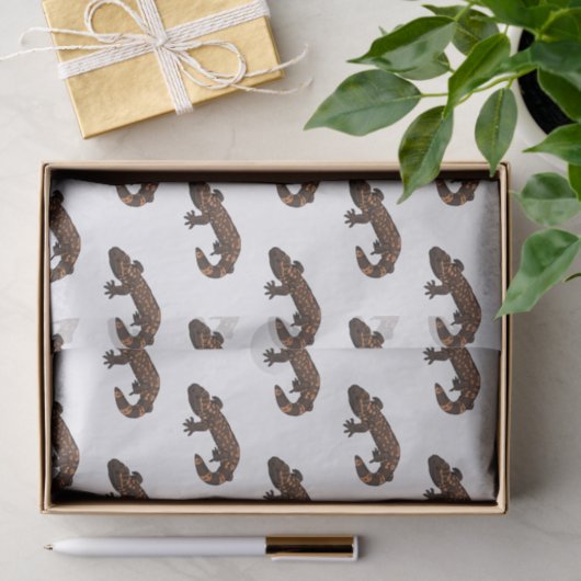 Gila monster cartoon illustratie tissuepapier (Geschenk)