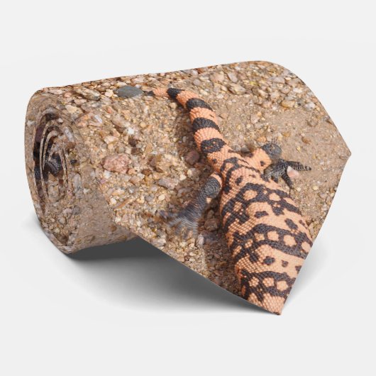 Gila Monster Mannen Stropdas (Opgerold)