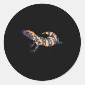 Gila Monster  Ronde Sticker (Voorkant)