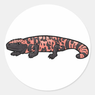 Gila Monster Ronde Sticker