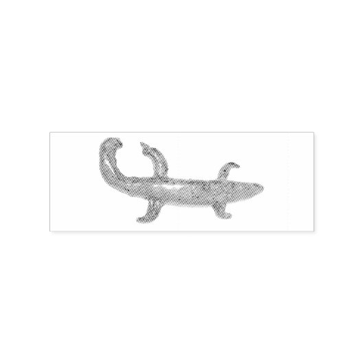 Gila monsterhagedis Thunder_Cove Rubberstempel (Afrduk)