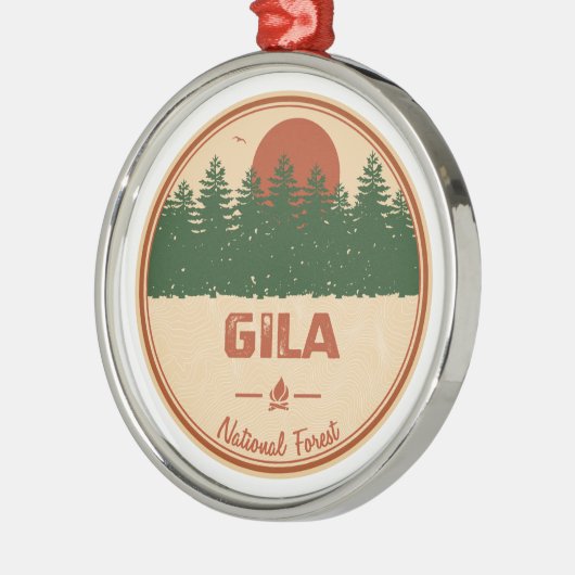 Gila National Forest Metalen Ornament (Links)