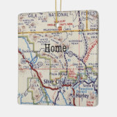 Gila National Forest Silver City Kerstmenormense Keramisch Ornament (Links)