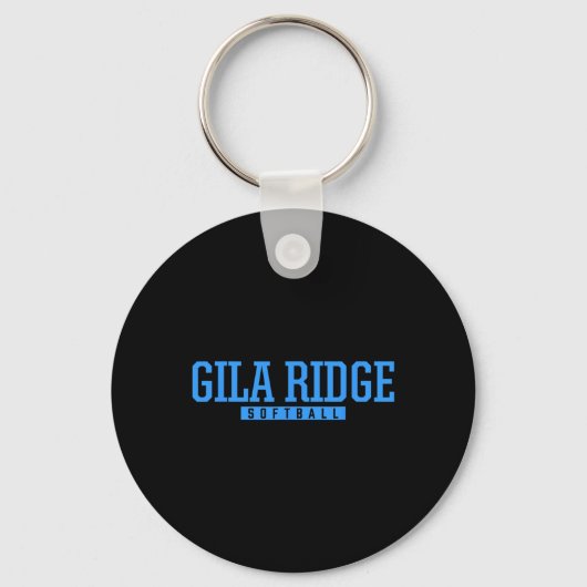 Gila Ridge High School Softbal Sleutelhanger (Voorkant)