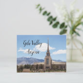 Gila Valley Arizona Temple Briefkaart (Staand voorkant)