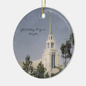 Gila Valley Arizona Temple Keramisch Ornament (Links)