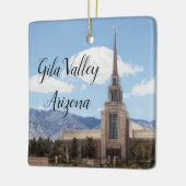 Gila Valley Arizona Temple Keramisch Ornament (Links)