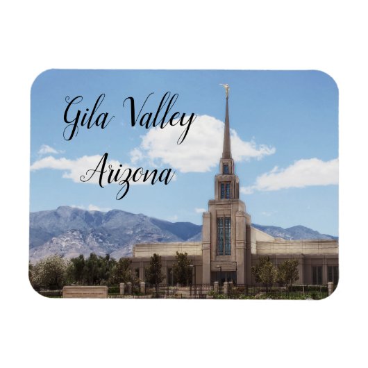 Gila Valley Arizona Temple Magneet (Horizontaal)