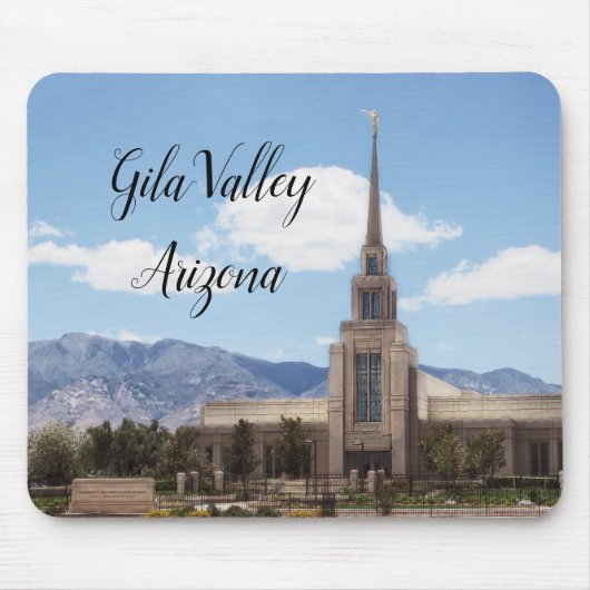 Gila Valley Arizona Temple Muismat (Voorkant)