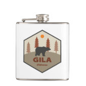 Gila Wilderness New Mexico Beer Heupfles (Voorkant)