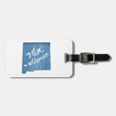 Gila Wilderness New Mexico houtnerf Bagagelabel (Voorkant horizontaal)