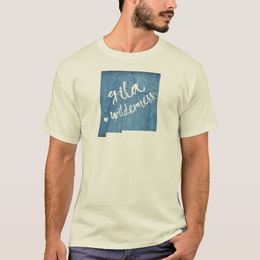 Gila Wilderness New Mexico houtnerf T-shirt (Voorkant)