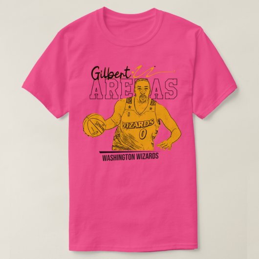 Gilbert arenas retro t-shirt (Design voorkant)