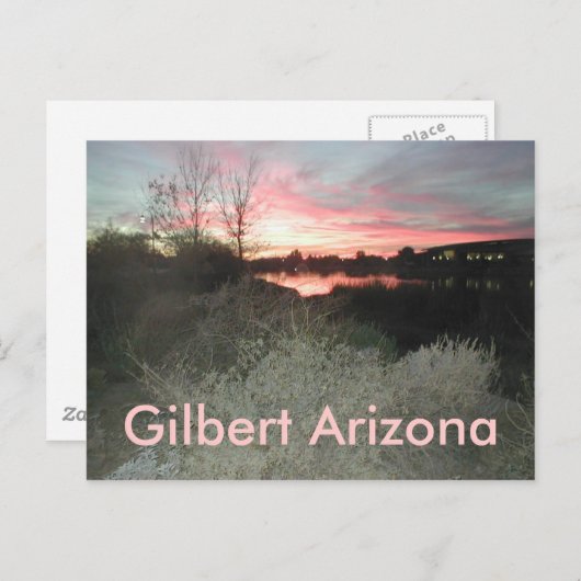 Gilbert Arizona Briefkaart (Voorkant / Achterkant)