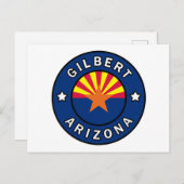 Gilbert Arizona Briefkaart (Voorkant / Achterkant)