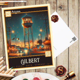 Gilbert, Arizona BRIEFKAART