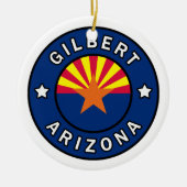 Gilbert Arizona Keramisch Ornament (Voorkant)