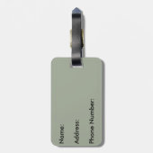 Gilbert Arizona LDS Temple Bagagelabel (Achterkant verticaal)