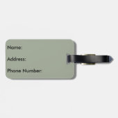 Gilbert Arizona LDS Temple Bagagelabel (Achterkant horizontaal)