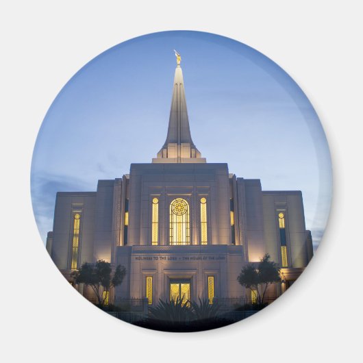 GIlbert Arizona LDS Temple Magnet (Voorkant)