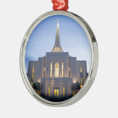 GIlbert Arizona LDS Temple Metalen Ornament (Links)