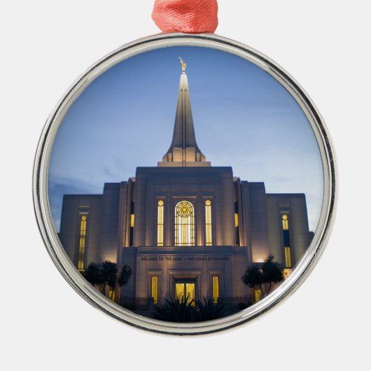 GIlbert Arizona LDS Temple Metalen Ornament (Voorkant)