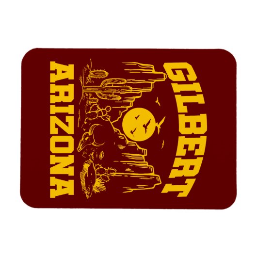 Gilbert, Arizona Magneet (Horizontaal)