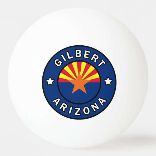 Gilbert Arizona Pingpongbal (Voorkant)
