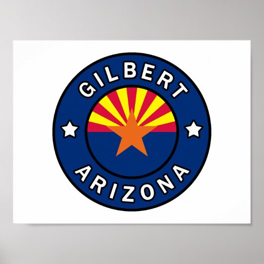 Gilbert Arizona Poster (Voorkant)