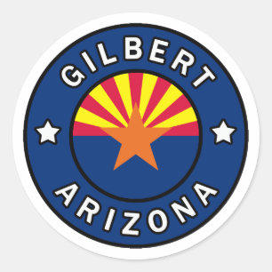 Gilbert Arizona Ronde Sticker