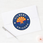 Gilbert Arizona Ronde Sticker (Envelop)