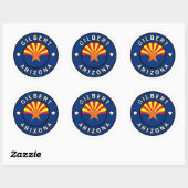Gilbert Arizona Ronde Sticker (Vel)
