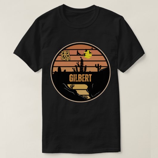 Gilbert, Arizona T-shirt (Design voorkant)