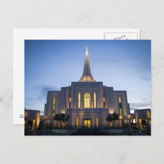 Gilbert, Arizona Temple Briefkaart (Voorkant / Achterkant)