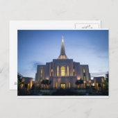 Gilbert Arizona temple Briefkaart (Voorkant / Achterkant)