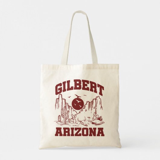 Gilbert, Arizona Tote Bag (Achterkant)
