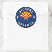 Gilbert Arizona Vierkante Sticker (Tas)