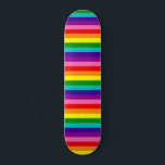 Gilbert Baker Pride Flag Herhaalt regenboogstreep Persoonlijk Skateboard<br><div class="desc">originele pride kleuren met inbegrepen roze; herhalingspatroon</div>