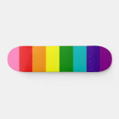 Gilbert Baker Pride Flag Herhaalt regenboogstripe  Persoonlijk Skateboard (Horizontaal)