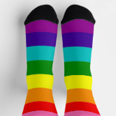 Gilbert Baker Pride Rainbow Gestreepte LGBT Sokken (Top)