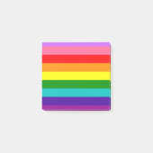 Gilbert Baker’s 9-Stripe Rainbow Flag Post-it® Notes (Voorkant)