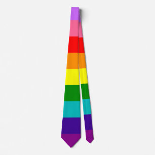 Gilbert Baker's 9-Stripe regenboogvlag Stropdas
