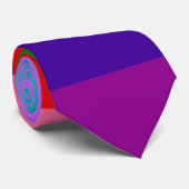 Gilbert Baker's 9-Stripe regenboogvlag Stropdas (Opgerold)