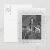Gilbert Burnet, bisschop van Salisbury Briefkaart (Voorkant / Achterkant)